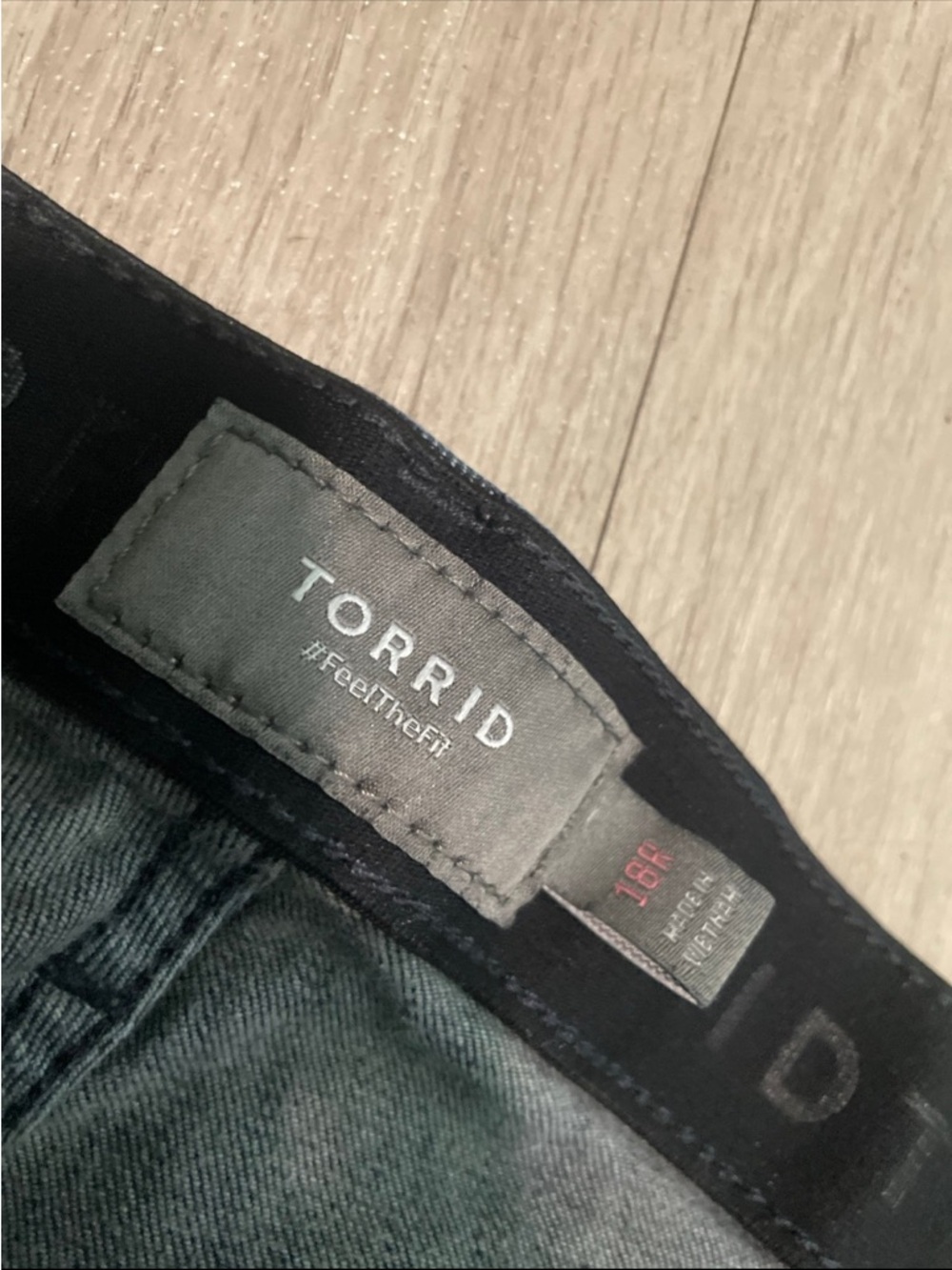 torrid Dark Blue Wide Leg Flared Jeans - Picture 2 of 3